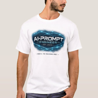 T-shirt Ingénieur de requête IA - Établi en 2023 Humour de