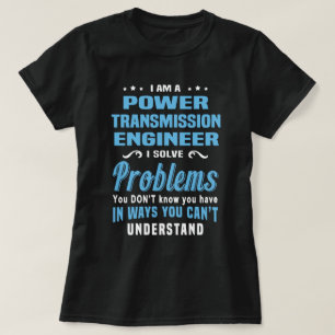 T-shirt Ingénieur de transmission d'alimentation