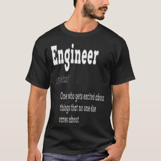 T-shirt Ingénieur Définition Je suis Ingénieur