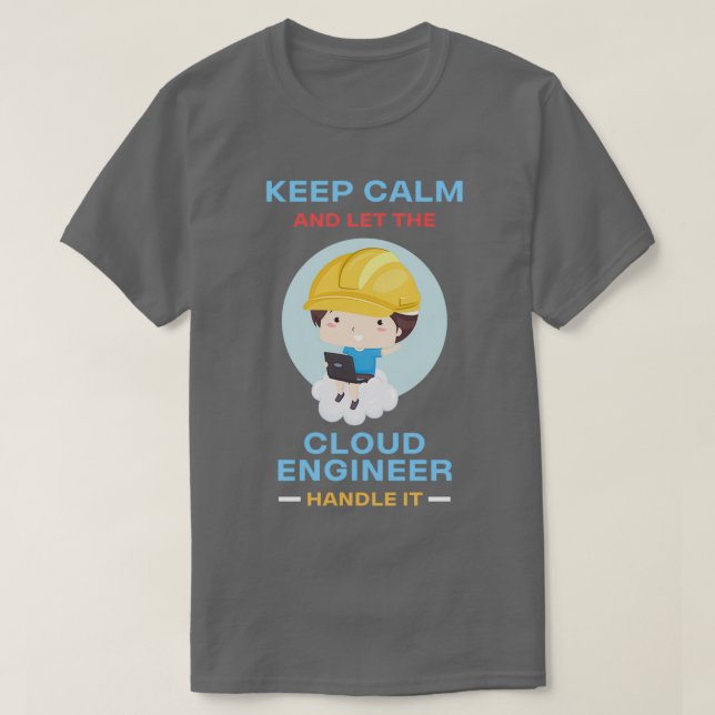T-shirt Ingénieur du nuage II (Design devant)