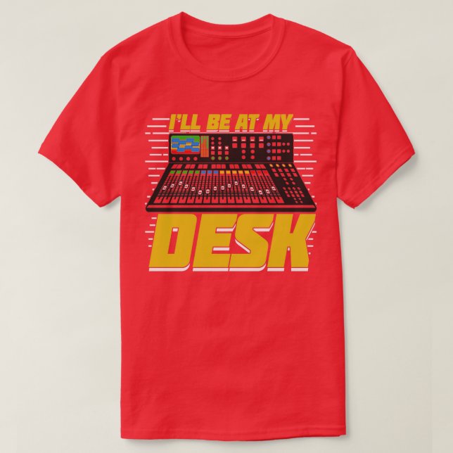 T-shirt Ingénieur du son Audio Technician Cadeau (Design devant)