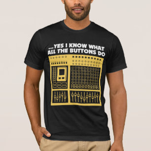 T-shirt Ingénieur du son audio - Tourne-disque du DJ de