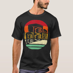 T-shirt Ingénieur du son rétro Haut-parleurs musique Ingén