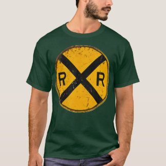 T-shirt Ingénieur du travailleur des panneaux de croisemen