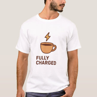 T-shirt Ingénieur Électricien Amateur de Café Énergisé
