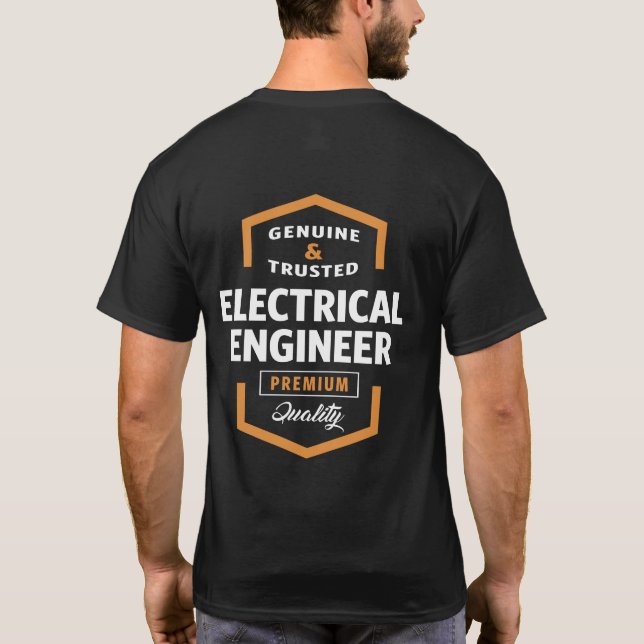 T-shirt Ingénieur électrique | Idées cadeaux (Dos)
