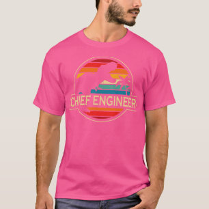 T-shirt Ingénieur en chef Dinosaur