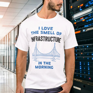 T-shirt Ingénieur en génie civil drôle de pont