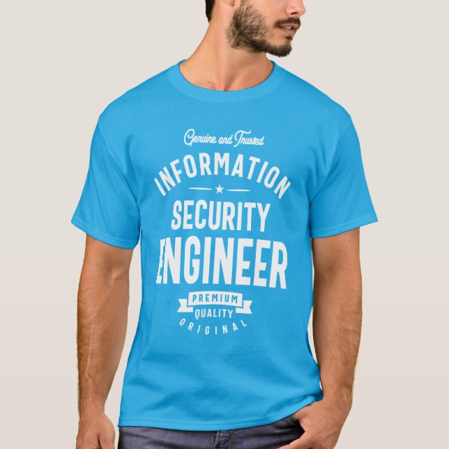 T-shirt Ingénieur en sécurité de l'information Don Funny T (Devant)