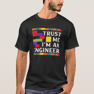 T-shirt Ingénieur Enfants Jouet Gros Bâtiments Bui