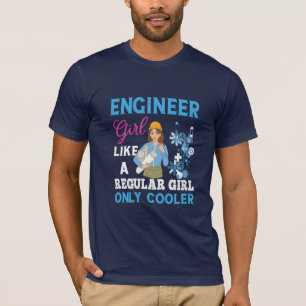 T-shirt Ingénieur Fier Ingénieur Fille