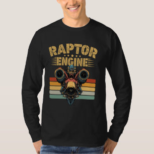 T-shirt Ingénieur fusée Starship moteur Raptor pour l'espa