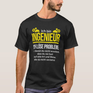 T-shirt Ingénieur I Résout des Problèmes Ingénieur Mécaniq