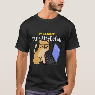 T-shirt Ingénieur Logiciel Drôle It Manager Défaut Orange