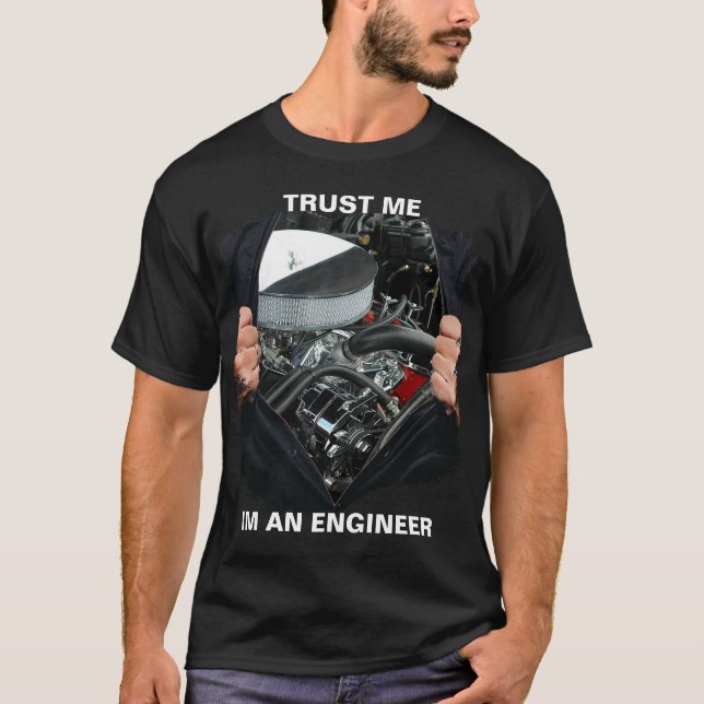 T-shirt Ingénieur Mens Ingénierie Citations Drôle Humour p (Devant)