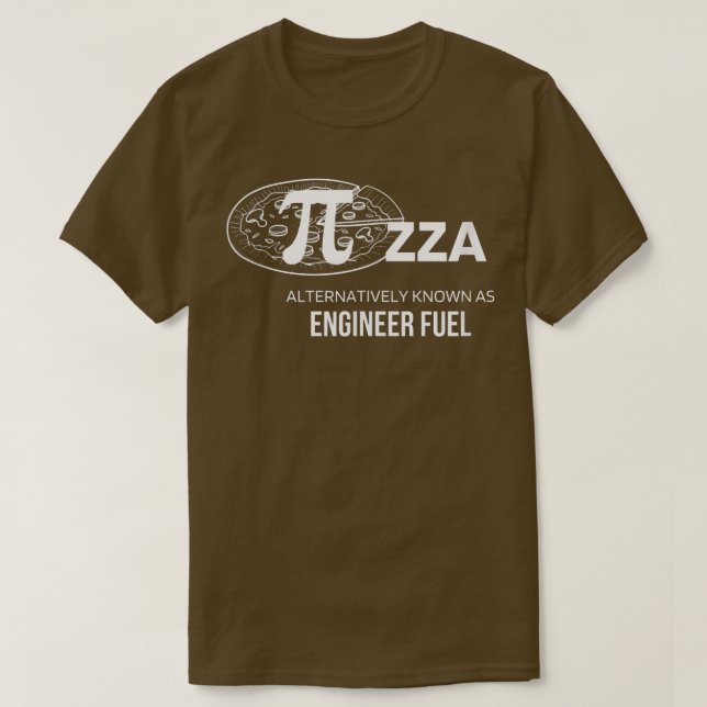 T-shirt Ingénieur Pizza  (Design devant)