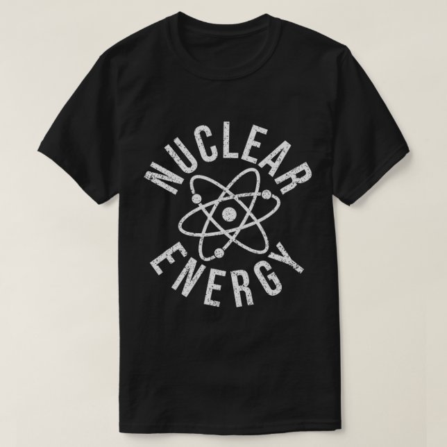 T-SHIRT INGÉNIEUR PLANTE D'ÉNERGIE NUCLÉAIRE ÉNERGIE ATOMI (Design devant)