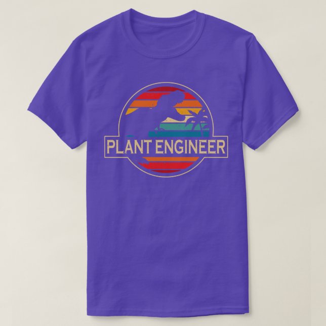 T-shirt Ingénieur plante Dinosaur (Design devant)