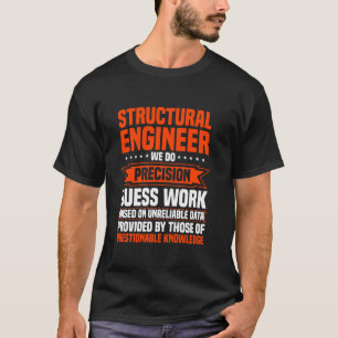 T-shirt Ingénieur Structurel Construction Bâtiment Civil E