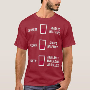 T-shirt Ingénieur Verre semi-complètement amusant Ingén