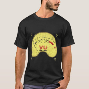 T-shirt Ingénieurs d'enregistrement audio Vu Meter