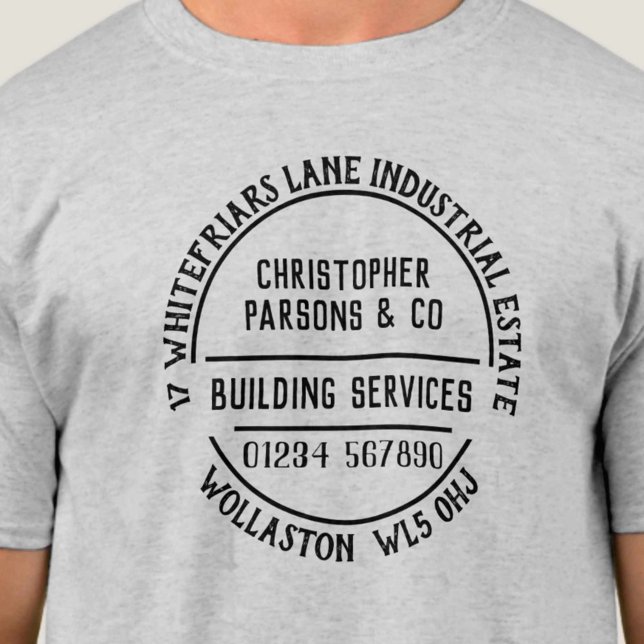 T-shirt Ingénieurs des services de construction (Créateur téléchargé)