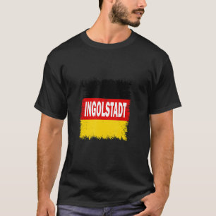 T-shirt Ingolstadt Allemagne avec drapeau allemand