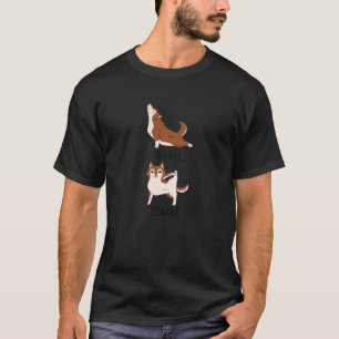 T-shirt Inhale Exhale Sibérie Husky Cuivre Huskies Chien Y