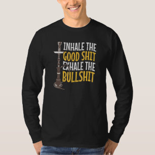 T-shirt Inhale The God Shisha Bar Shisha Fumer Shishatob