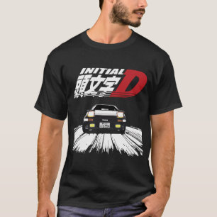 T-shirt Initial D - POURSUITE EN AE86