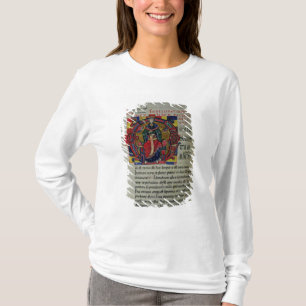 T-shirt Initiale "O" de Mme 2 fol.8 Historiated dépeignan