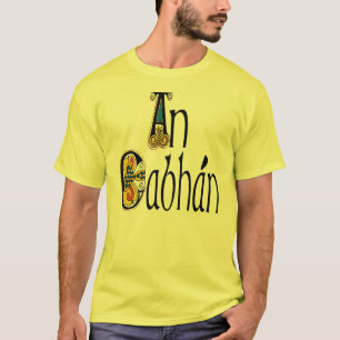 T-shirt Initiales de Cavan du comté (gaélique) Kells