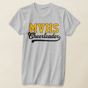 T-shirt Initiales personnalisées de 4 lettres pour cheerle