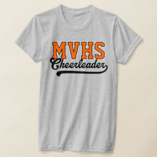 T-shirt Initiales personnalisées de 4 lettres pour cheerle