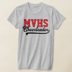 T-shirt Initiales personnalisées de 4 lettres pour pom-pom