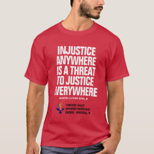 T-shirt Injustice / Justice Rouge