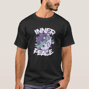 T-shirt Inner Peaces Praying Mantis Mantis Jardin Ninja Pr