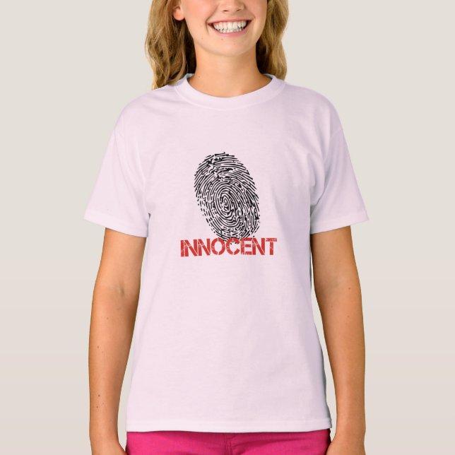 T-shirt Innocent | Graphique Cool d'empreintes digitales (Devant)