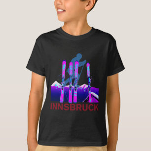 T-shirt Innsbruck Ski Et Snowboard Retro 90s Innsbr