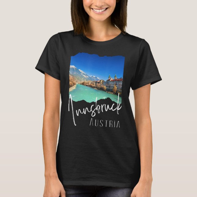 T-shirt Innsbruck Souvenir Innsbruck Austria (Devant)