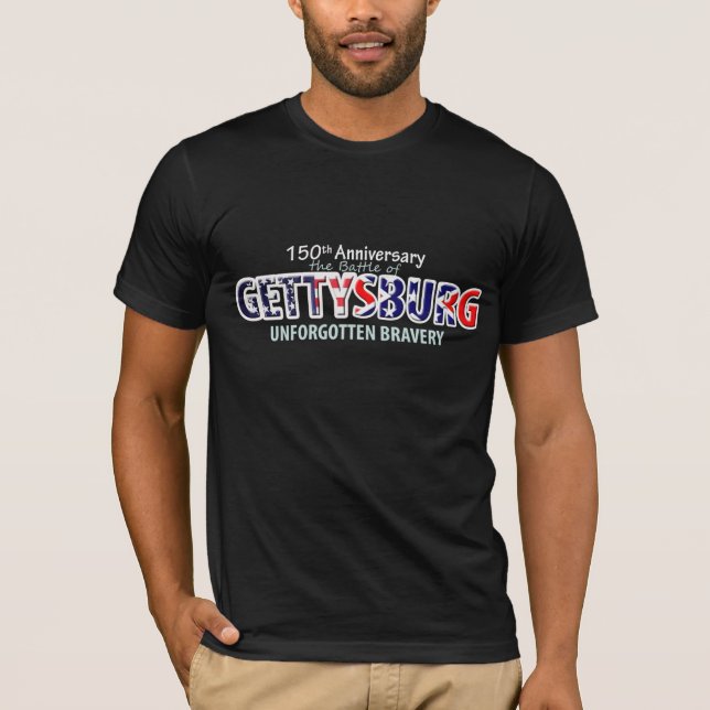 T-shirt ~ inoublié Gettysburg de bravoure (Devant)