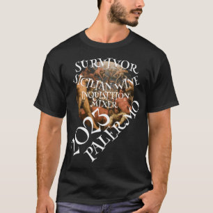 T-shirt Inquisition espagnole Sicile Italie mélange de vin