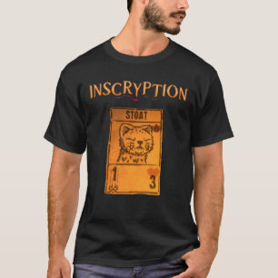 T-shirt Inscryption Psychologique Horreur Stoth Card Jeu H