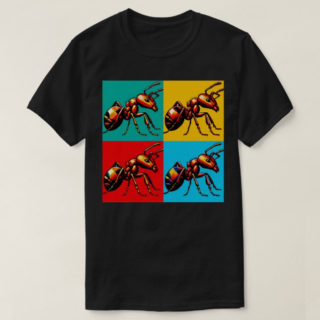 T-shirt Insecte Cool de la fourmi rouge (Design devant)