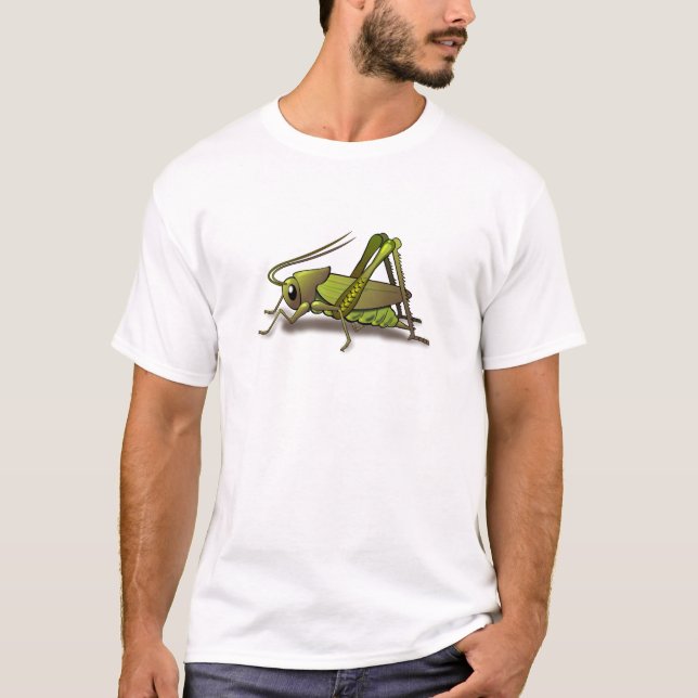 T-shirt Insecte vert de cricket (Devant)
