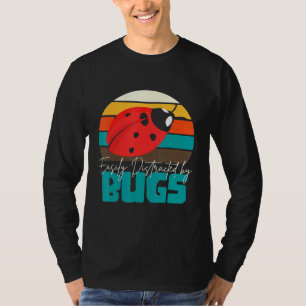 T-shirt Insectes De Biologie Entomologiste Distraits Par L