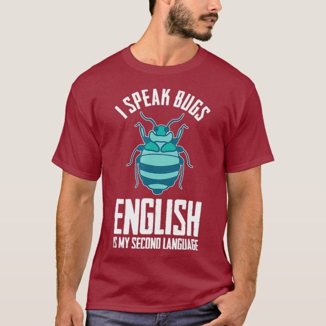 T-shirt Insectes Entomologistes - Bogue Entomologique Drôl (Devant)