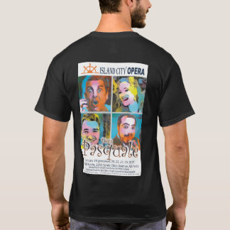 T-Shirt Insel-Stadt-Opern-Dons Pasquale Dunkelheit