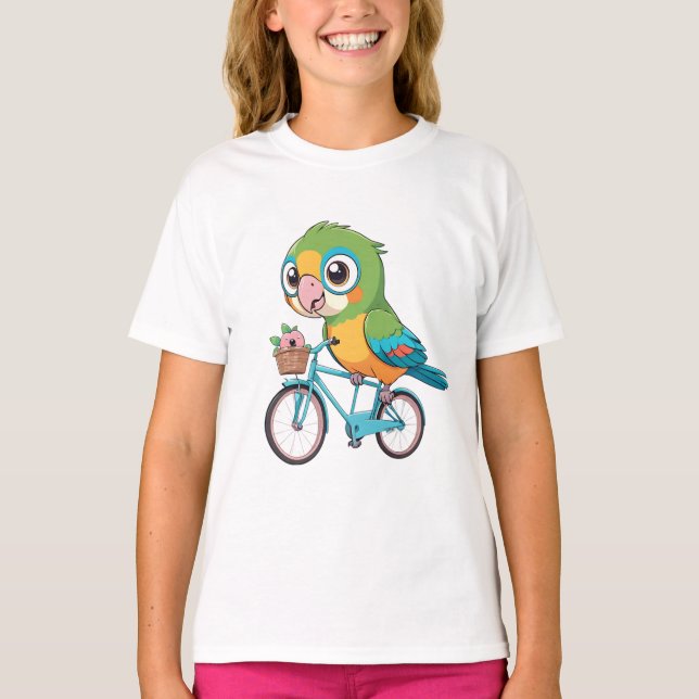 T-shirt Inséparables amusants avec Lui Bicycle (Devant)