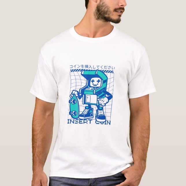 T-shirt Insérer une pièce (Devant)